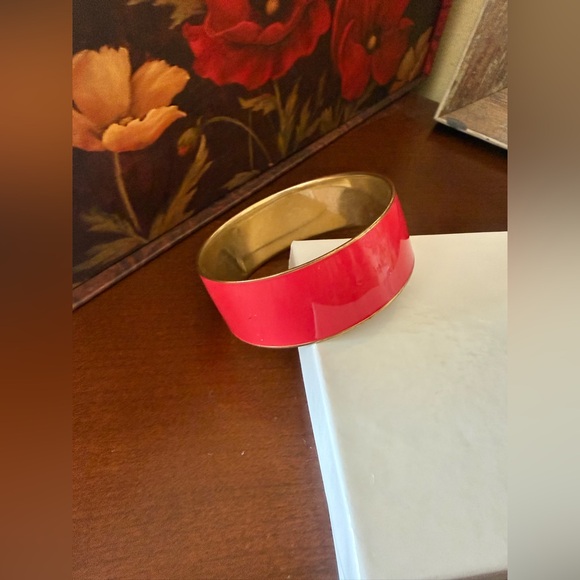 J. Crew Jewelry - J. Crew Bold Pink and Gold Bracelet